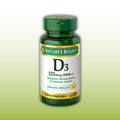 D3 125mcg Or 5000IU Soft gels 150s