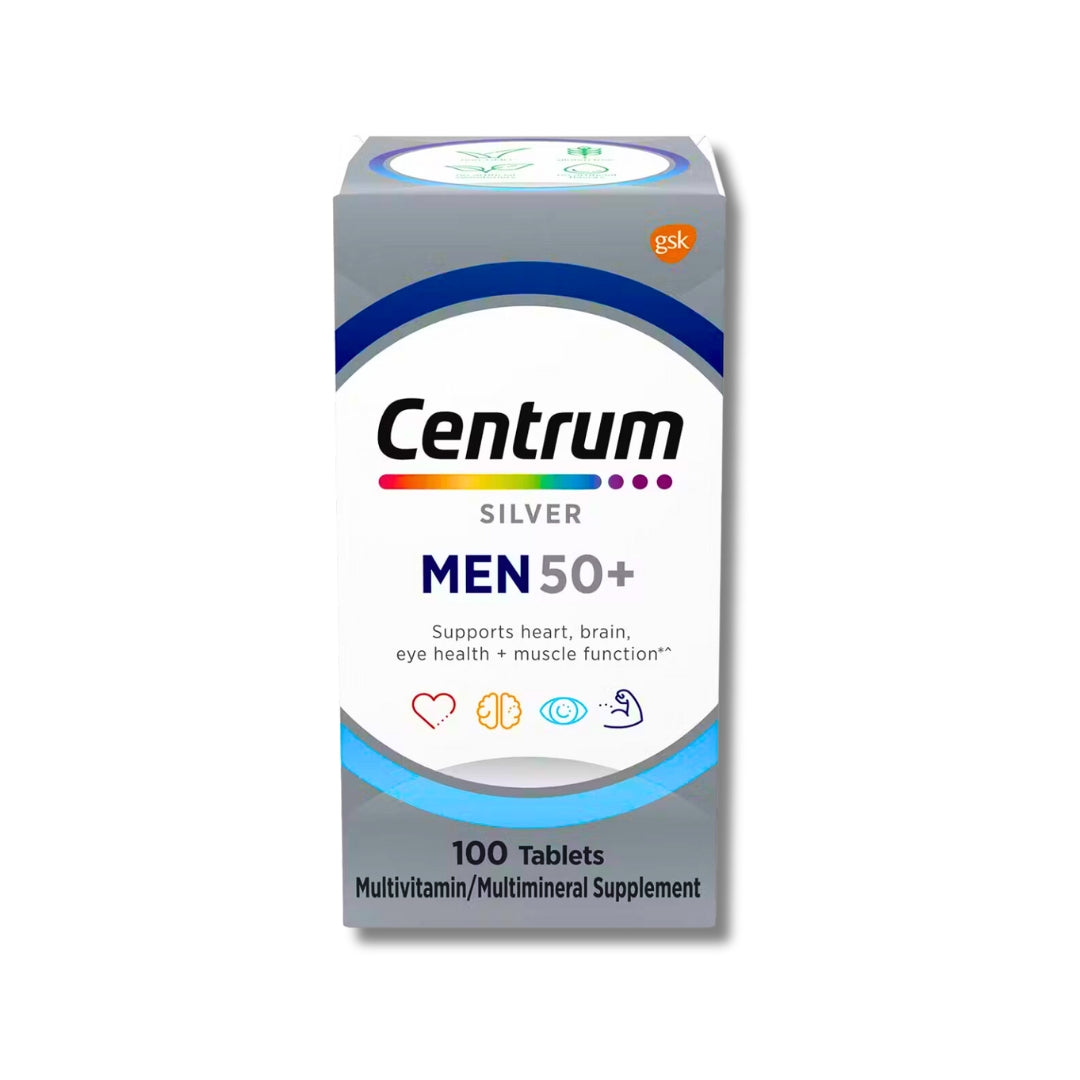 Centrum Silver Men 50+ Multivitamin - 100 Tablets