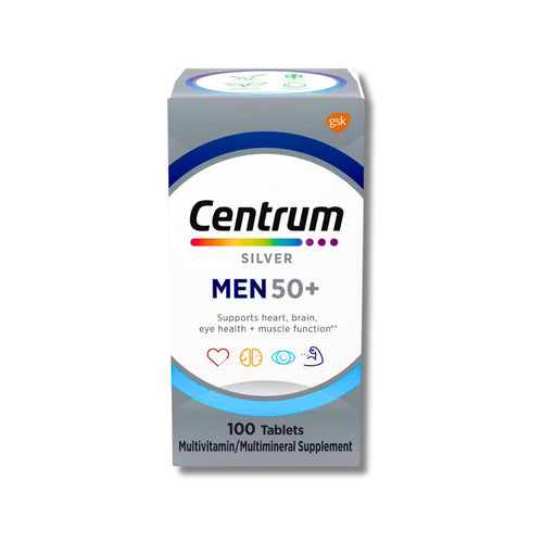 Centrum Silver Men 50+ Multivitamin - 100 Tablets