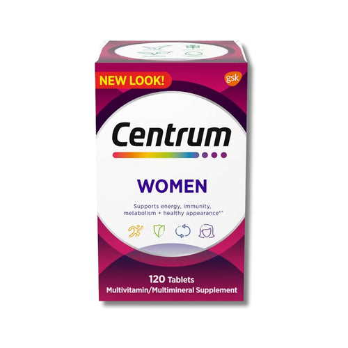 Centrum Silver with Lutein Adults 50+ Multivitamin - 100 Tablets