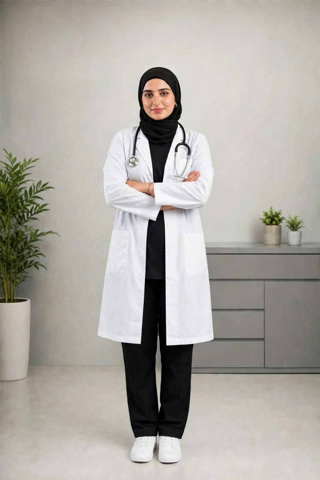 Woman Lab Coats