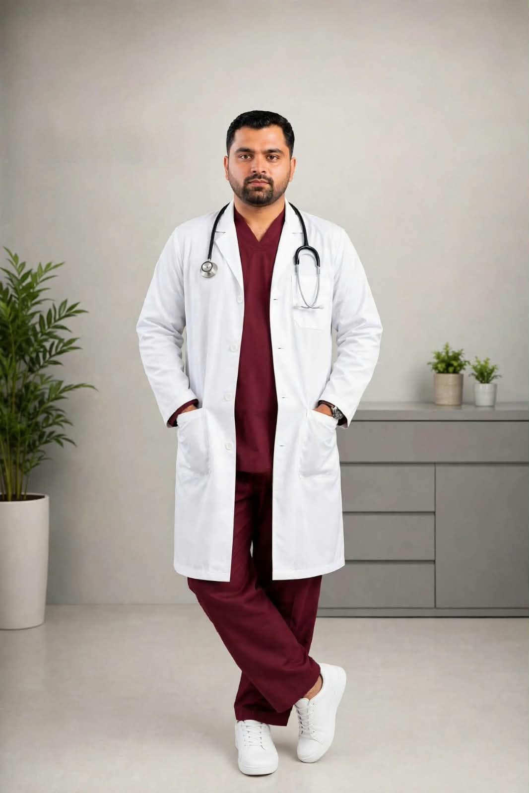 Man Lab Coats