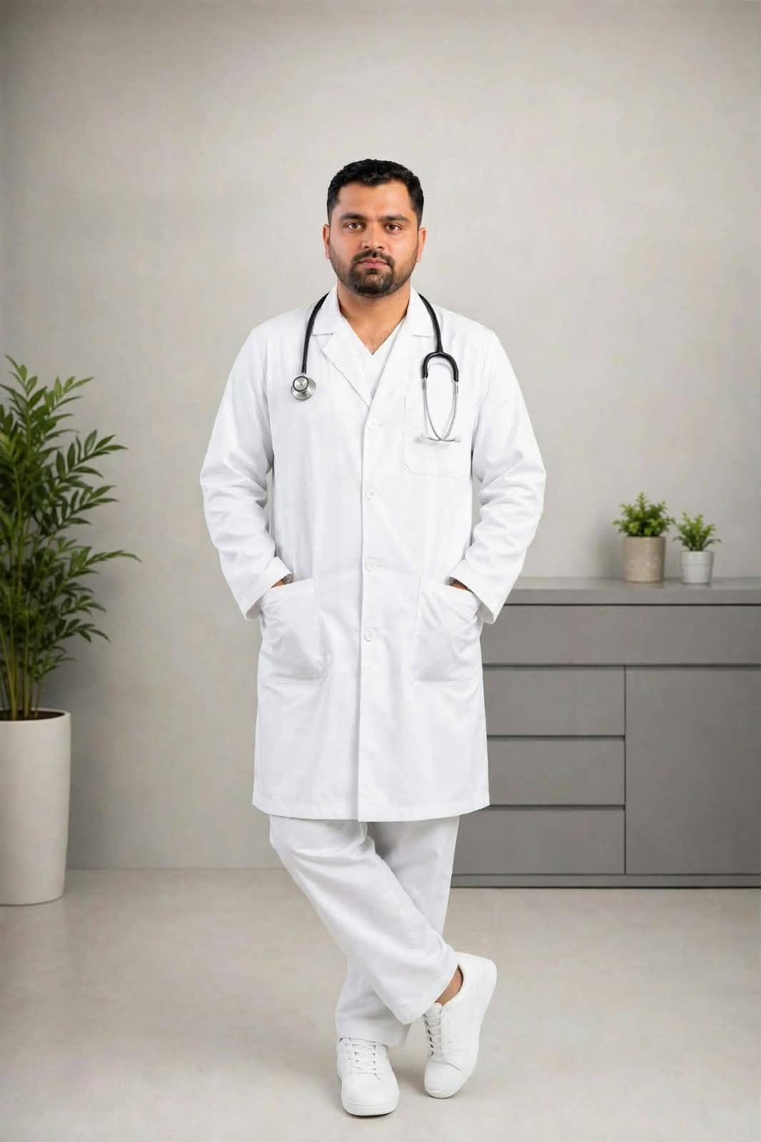 Man Lab Coats